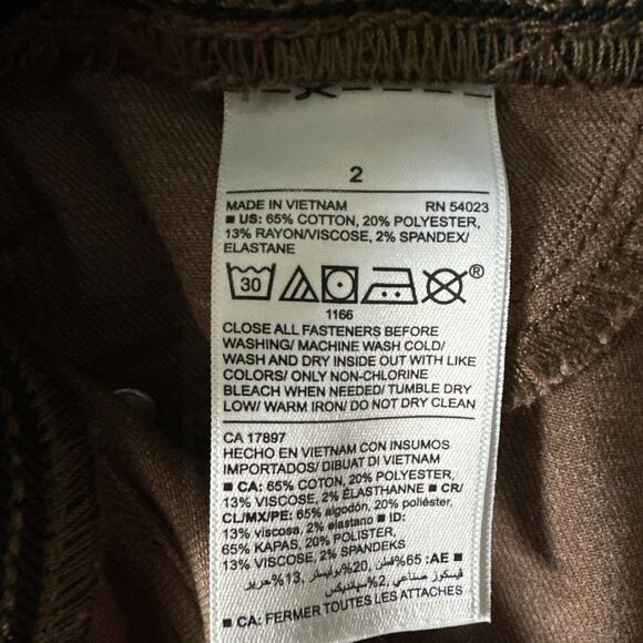 Old Navy Women's Jeans Rockstar Skinny Jegging Mid-Rise Stretch Brown Size 2 - Picture 6 of 8